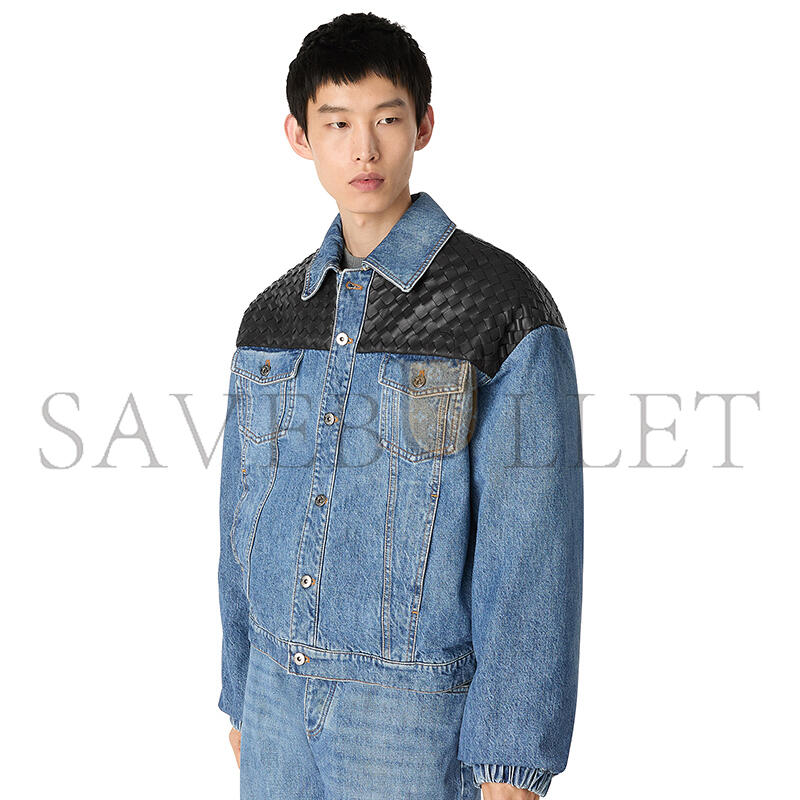 BOTTEGA VENETA VINTAGE INDIGO DENIM JACKET 833896V42W04715
